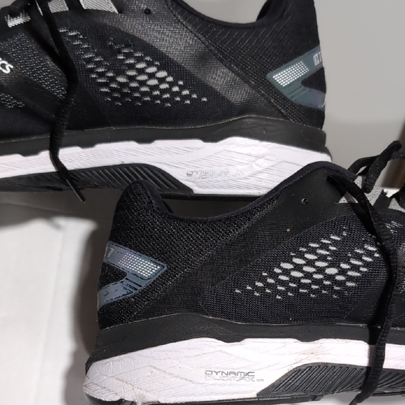 ASICS Black and White Athletic Sneakers - Picture 12 of 12